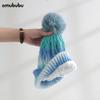 Comercio Exterior Gorro de Lana Otoño e Invierno para Hombres y Mujeres Forrado de Felpa Gorro Tejido Engrosado Gorro para el Frío Cálido Personalidad Moda Versátil Color Macarrón