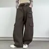 Pantalones para Niñas de Primavera y Otoño 2026 Nuevos Casuales Estilo Coreano Elegantes Pantalones Cargo Multibolsillos para Niñas Mayores Transfronterizos