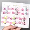 Gafas de Colores Conejo Miffy Pinza Cruzada Pasador para el Cabello Infantil Versátil Flequillo Ins Pinza de Pico de Pato Accesorio para el Cabello Nuevo Venta al por Mayor
