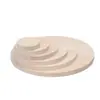 Etiqueta Redonda de Madera de Pino Pintura DIY Accesorios para Joyería Posavasos Material Pieza Redonda de Madera Base para Manualidades de Madera Maciza