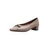 2025 Nuevo Cuero Completo Piel de Cabra 4 cm Suela Clásica de Tendón Ropa de Trabajo Versátiles Zapatos Planos para Todas las Estaciones Zapatos de Trabajo Que No Cansan los Pies