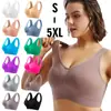 Sujetador Deportivo de Yoga Push-Up para Pecho Pequeño Grasa mm Sin Aros para Mujer Chaleco Sexy Delgado con Acolchado Talla Grande Lencería