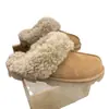 Chinelos Estrela Encaracolada de Solado Grosso Aumentadores de Altura Confortáveis Femininos 2026 Inverno Novos Versáteis Quentes Modernos Sapatos Femininos Casuais Versáteis