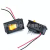 Interruptor de encendido Tipo-C empotrable con luz amarilla para módulo de interfaz de fuente de alimentación de carga hecho a mano para bricolaje