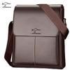 Baoding Baigou Bolsa Masculina Textura de Couro Bolsa de Ombro com Aba Bolsa Transversal Bolsa Casual para Documentos Oficiais de Negócios Bolsa Masculina Tendência