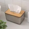Caixa de lenços criativa minimalista nórdica para casa, sala de estar, mesa de centro, caixa de papel toalha, transparente, restaurante, hotel, caixa de armazenamento em placa composta
