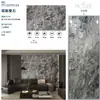 Pared de Fondo de TV de Piedra Sinterizada 1200x2700 Encimera de Piedra Sinterizada Baldosa de Mármol Blanco Veta Continua Piedra Sinterizada al por Mayor