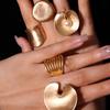 Jieding Joyería Europea y Americana de Acero de Titanio Acero Inoxidable Anillo de Perlas para Mujer Diseño de Nicho Anillo Pulsera Anillo Joyería Transfronteriza