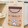 Organizador de Bolsa para Calcetines con Velcro, Bolsa de Malla Adhesiva Mágica, Bolsa Colgante de Basura para Almacenamiento Doméstico sin Taladrar