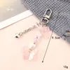 Nuevo llavero con lazo acrílico, colgante con personalidad, colgante para bolso, funda para auriculares, cadena, joyería