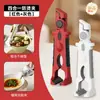 Pinza antiescaldaduras cuatro en uno, levantador de platos y tazones aislado, pinza tres en uno específica para cocina, pinza para platos, pinza para platos y tazones para cocinar al vapor para uso en la cocina