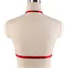 Bambú como ropa transfronteriza correa caliente arnés atadura vino tinto lencería sexy para mujer O0621