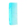 Peine de Dientes Anchos [Se Puede Imprimir Logo] Peine Plano de Plástico Rectangular Colorido para Mujeres con Cabello Largo, Cabello Liso y Sin Nudos