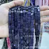 Cuentas Cuadradas Naturales Cristal Ágata Piedra Cuentas Sueltas Cuadrado de Ángulo Recto Cuentas Cubo de Azúcar Accesorios para Joyería DIY