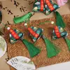 Festival del Bote del Dragón 2026 Nuevo Estilo Triángulo Zongzi Bolsita Colgante Caja de Regalo Decoración Colgante Adorno Pequeño Portátil