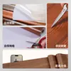 Pegatina de Grano de Madera Autoadhesiva Decoración de Pared Renovación de Puerta Vieja Chapa para Muebles Papel Decorativo Impermeable a Prueba de Humedad para Pared de Dormitorio Sala de Estar