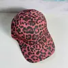 Gorra de Béisbol Estampado de Leopardo para Mujer 2026 Nuevo Estilo Chica Popular Estilo Dulce Fresco Para Adelgazar la Cara Visera Curva Snapback Sombrero de Exterior para Protección Solar