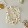 INS Verano Bebé Camisa sin Mangas de Puntos de Colores Ropa Ha Bebé Niña de un Solo Pecho Cuello Zou Zou Traje de Gateo