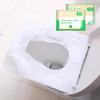 Transfronterizo 10 Piezas Soluble en Agua Desechable Hotel Asiento de Inodoro Venta al por Mayor Viaje Papel Higiénico Asiento de Inodoro Paquete Conveniente
