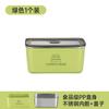 Recipiente hermético de silicona al por mayor para refrigerador, caja refrigerada con tapa, rectangular, recipiente de acero inoxidable 304