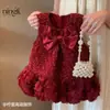 [Colección de Ropa de Felicitaciones de Año Nuevo en Stock] Ropa de Felicitaciones de Año Nuevo para Niñas, Vestidos Nuevos de Invierno para Bebés de Un Año, Nuevas Tendencias en Ropa de Estilo Chino