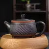 Tetera Fengming de Arcilla Morada con Patrón de Cuchillo Hanwa, Olla Grande para Preparar Té, Tetera Individual para Juego de Té Gongfu, Venta al por Mayor desde el Fabricante