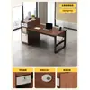 Set de escritorio y silla moderno y sencillo para personal de oficina, estación de trabajo individual con cajón, escritorio para computadora