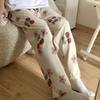 Comercio Exterior Corea del Sur Pantalones de Pijama Estampados de Mapache Lindo para Mujer Verano Nuevos Shorts Pantalones Casuales de Pierna Ancha Pantalones para Caminar en Casa