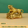 Fábrica venta al por mayor latón tigre rugiendo montañas y ríos zodiaco tigre adornos para el hogar tigre de montaña artesanías de bronce decoración