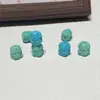 Turquesa Magnesita Cubo de Flores Pequeño Cuentas Sueltas Accesorios para Pulseras Joyería DIY E65