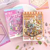 Colección de Pegatinas de Paisajismo de Negocios de Simulación Calcomanías de Escena en Miniatura de Cabaña Estéreo 3D Pegatinas para Manualidades Hechas a Mano para Niños