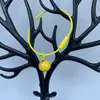 Anel de Arame de Aço Colorido 14mm Chaveiro de Sino Acessórios DIY Amuleto da Sorte Pingente Mercadoria de Celebridade Anime