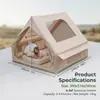 Tienda inflable automática de verano, con capacidad para 6.3 metros cuadrados, tienda inflable impermeable para exteriores para acampar, protección solar, no requiere montaje