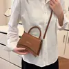 Bolsa Elegante de Cor Sólida, Bolsa de Ombro Moderna e Fashion, Bolsa Transversal Casual Simples, Bolsa Quadrada Pequena de Cor Sólida, Bolsa Feminina Simples