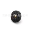 11.5mm Hengchuang letra láser resina metal botón camisa camisa pie alto botón cosido a mano botón mayoreo