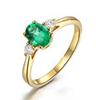 Anillo de Diamante de Simulación Retro Europeo y Americano para Mujer Temperamento Celebridad de Internet Personalizado Anillo de Cristal Azul Anillo de Moissanita Azul para Mujer para Cabello Generativo