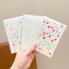 Pegatinas de Colores Huecas con Temática de Dopamina para Niñas, Decoraciones de Estrella de Cinco Puntas y Corazón, Corazones de Melocotón Autoadhesivos de Colores