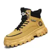 Botas de Hombre Botas Martin para Exteriores Estilo Británico para Hombre Botas de Trabajo Otoño e Invierno 2026 Estilo Nuevo Superficie de Cuero Botas de Motocicleta Casuales para Hombre