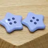 Botones de Estrella Lindos Más Vendidos, Materiales de Botones de Resina de Estrella de Cinco Puntas de Cuatro Agujeros de Alta Calidad para Manualidades DIY, Botones para Ropa de Muñecas