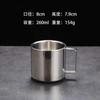 Copo de Cerveja de Aço Inoxidável 304 Atacado Copo de Água para Restaurante Copo Coreano Copo de Água para Jardim de Infância Copo para Gargarejo Copo de Chá Copo com Escultura
