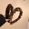 Diadema de Leopardo de Felpa Antideslizante para Otoño e Invierno para Mujeres, Diseño de Corona Alta, Versátil para Uso al Aire Libre, Accesorio para el Cabello de Gama Alta