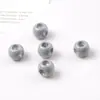 Pintura acrílica de 8 mm cuentas de 4 vías perforadas de cuatro vías cuentas sueltas cadena para teléfono móvil con cuentas pulsera accesorios de joyería diy