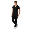 Conjunto de uniformes médicos transfronteiriços europeus e americanos, uniformes cirúrgicos para médicos e enfermeiros, vestuário de trabalho médico multicolorido, personalizável com logotipo