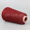 Algodão com pontos poliéster fio tingido cor 32 seção fio colorido vermelho T65R35 cor seda 32s costura à mão