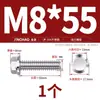 Perno Hexagonal con Brida de Acero Inoxidable 304 con Arandela Antideslizante Tornillo Antiaflojamiento 4M5M6M8M10M12Mm