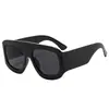 2026 Nuevas Gafas de Sol Cuadradas de Marco Grande Estilo Coreano Versátiles de Moda Tendencia con Personalidad para Fotografía Callejera y Protección UV