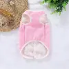 Ropa Gruesa y Cálida de Otoño e Invierno para Perros y Gatos Chaleco de Pana Cárdigan Perro Pequeño y Mediano Bulldog Francés