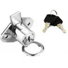 Cerradura de cajón de diamante diámetro 22 mm cerradura de cajón cerradura de dos agujeros