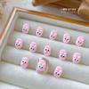 Serie de galletas de comida y juego, joyería para uñas, lindo helado de donut con gotas de aceite, accesorios para uñas de dibujos animados DIY, venta al por mayor
