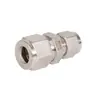 Roke Marca Acero Inoxidable Doble Virola Recta Reductor Unión Fitting Estándar Británico Tubo 1/16pulgada-2pulgadas